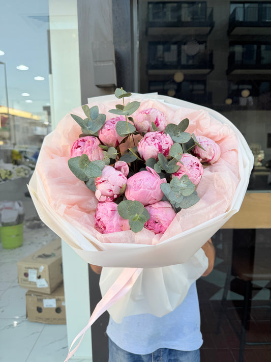 10 Stems Fresh Peonies Bouquet