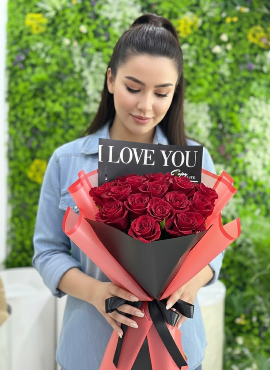 Be My Valentine Hand Bouquet