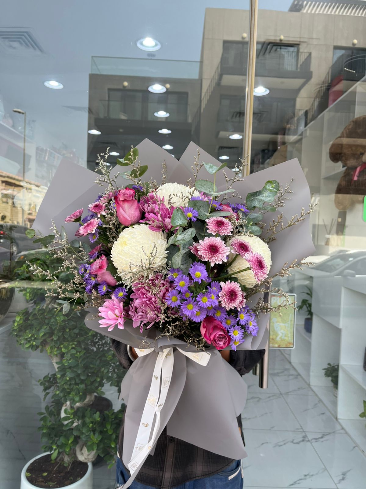 Purple Symphony Hand Bouquet