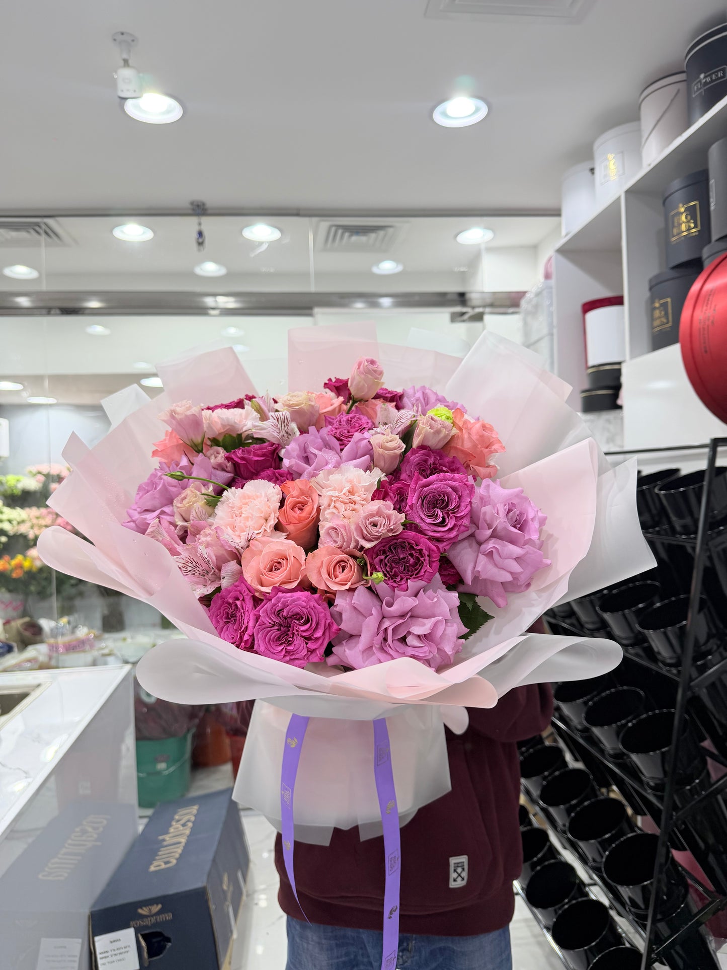 Berry Sorbet Hand-Tied Bouquet