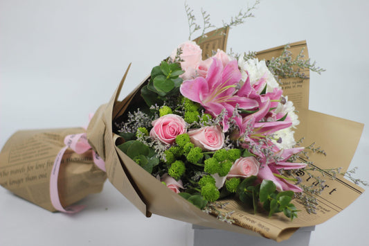 Pink Lily Beauty Bouquet