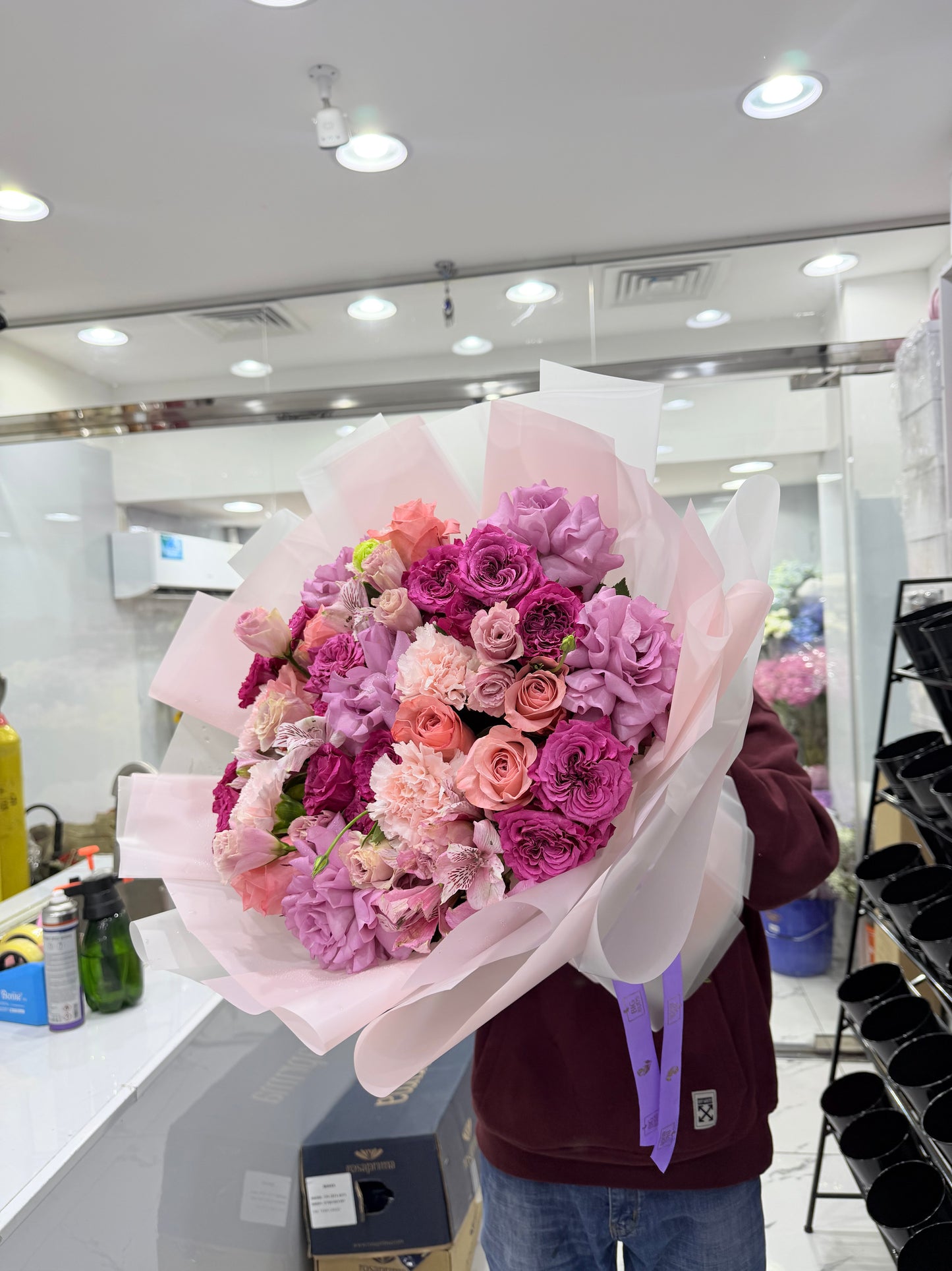 Berry Sorbet Hand-Tied Bouquet