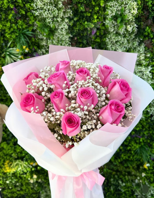 Pink Revival Rose Bouquet