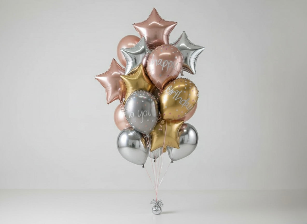 Perfect Birthday Balloons Bunch
