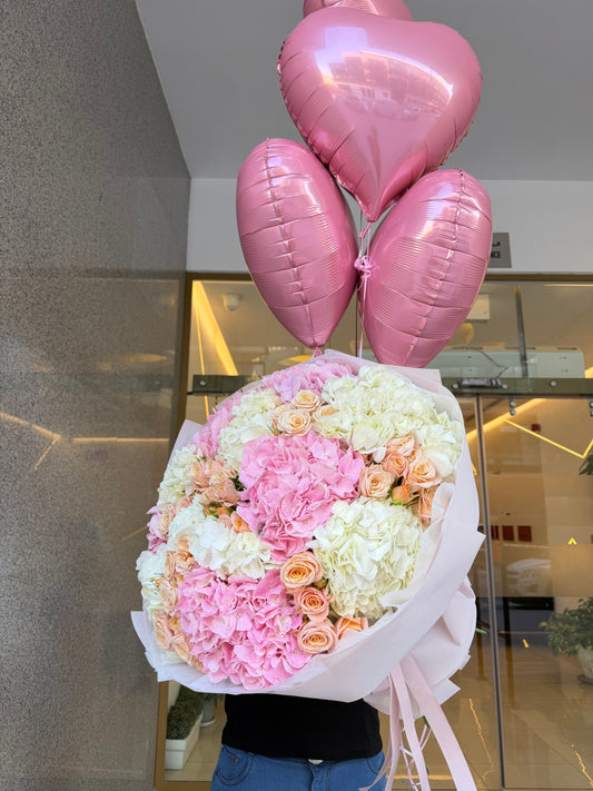 Pastel Heart-Song Bouquet