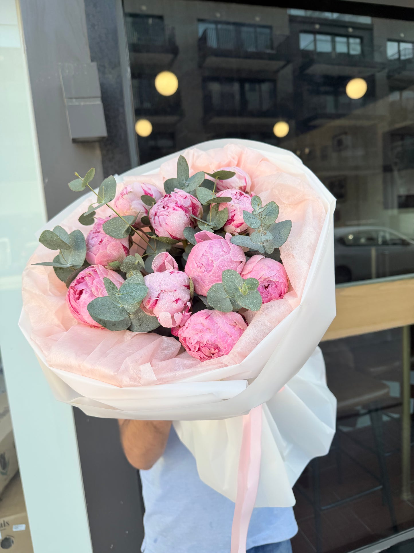 10 Blushing Peonies Bouquet