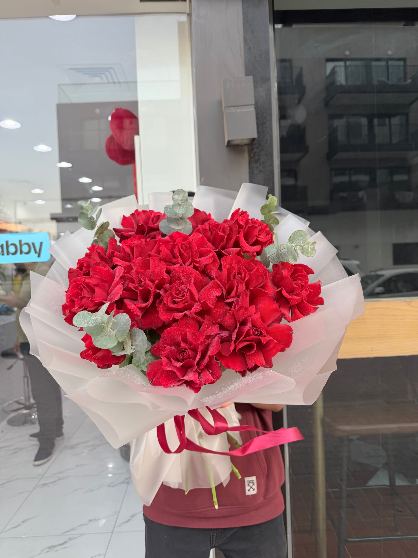 15 Red French Roses Valentine’s Special