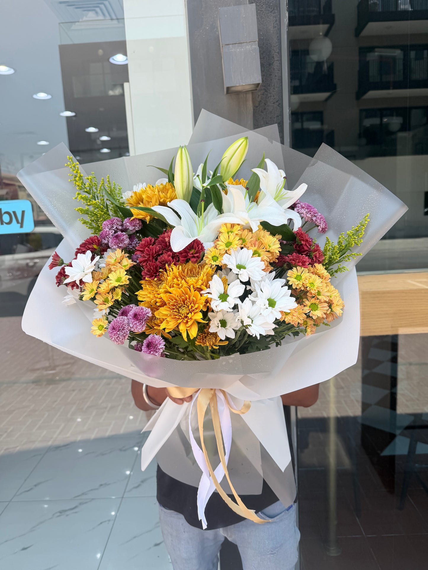 The Sunshine & Grace Mixed Bouquet