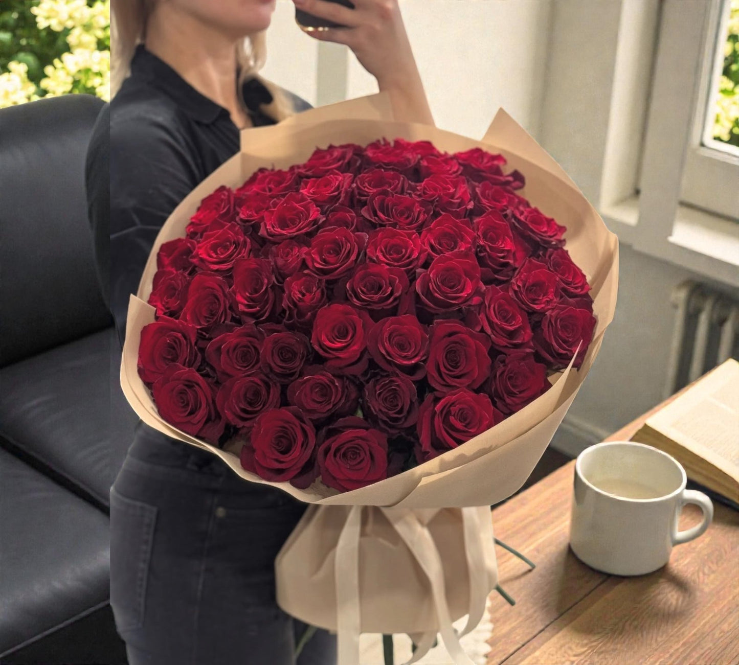 51 Romantic Roses In Beige Cover