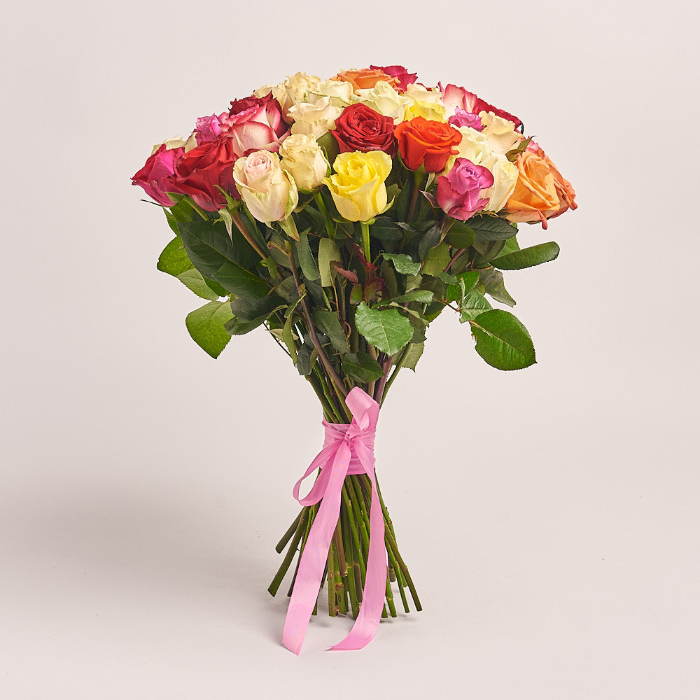 51 Mix Roses Bunch